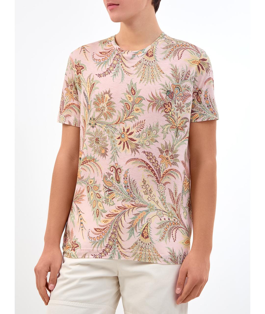 ETRO Розовая футболка, фото 3