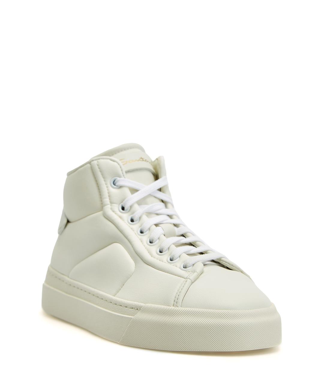 SANTONI Белые кеды, фото 3