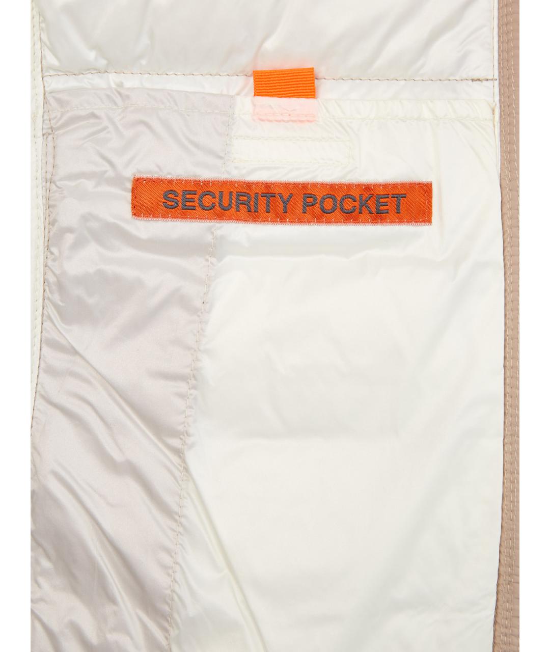 PARAJUMPERS Бежевый полиэстеровый жилет, фото 6