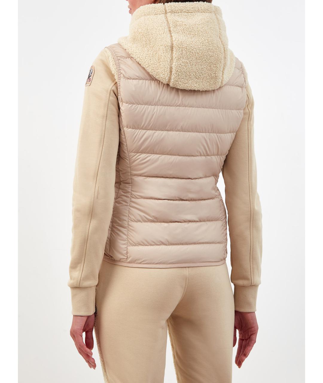 PARAJUMPERS Бежевый полиэстеровый жилет, фото 4
