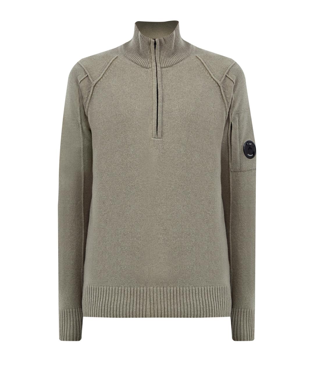 CP COMPANY Бежевая шерстяная водолазка, фото 1