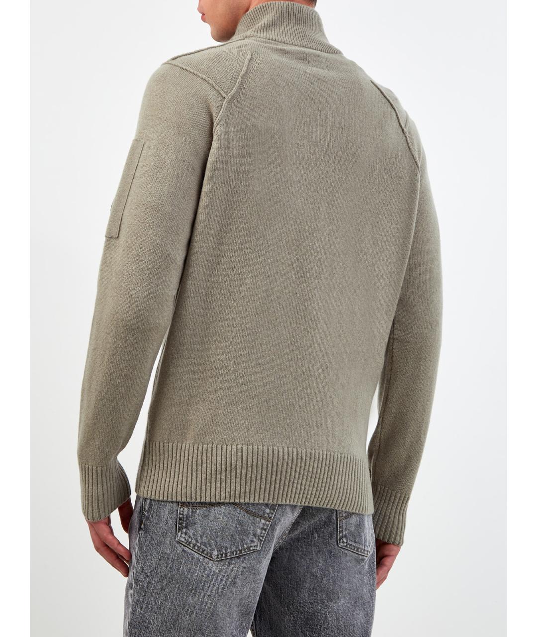 CP COMPANY Бежевая шерстяная водолазка, фото 4