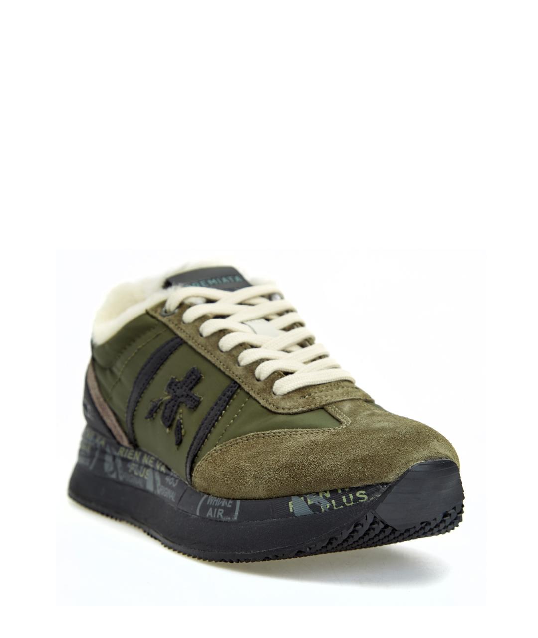 PREMIATA Зеленые синтетические кроссовки, фото 2