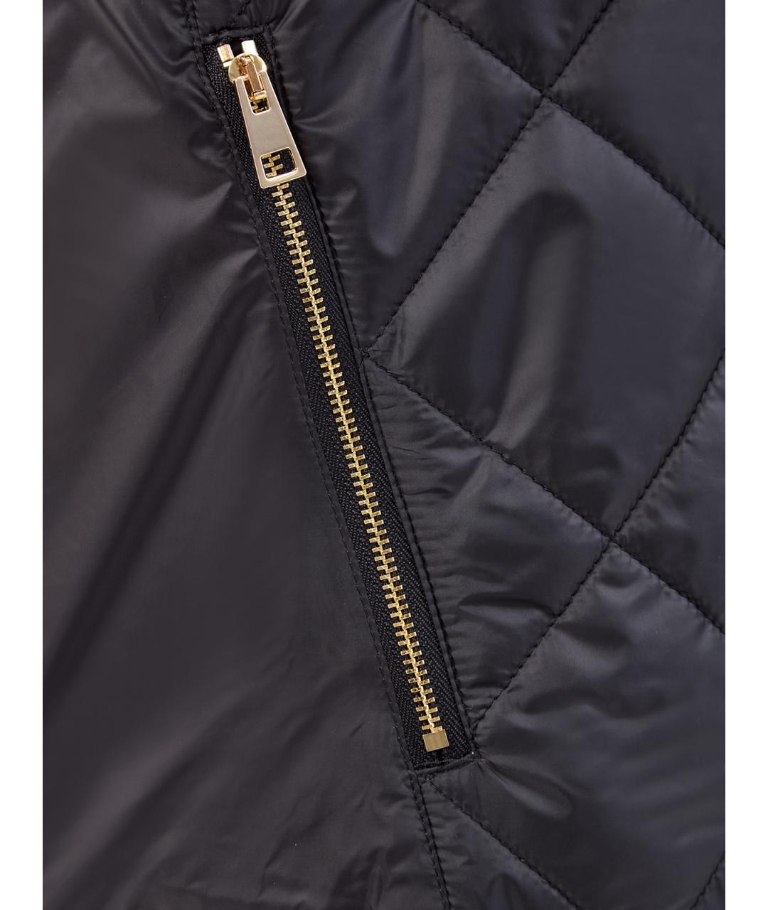 LORENA ANTONIAZZI Черный полиэстеровый жилет, фото 5