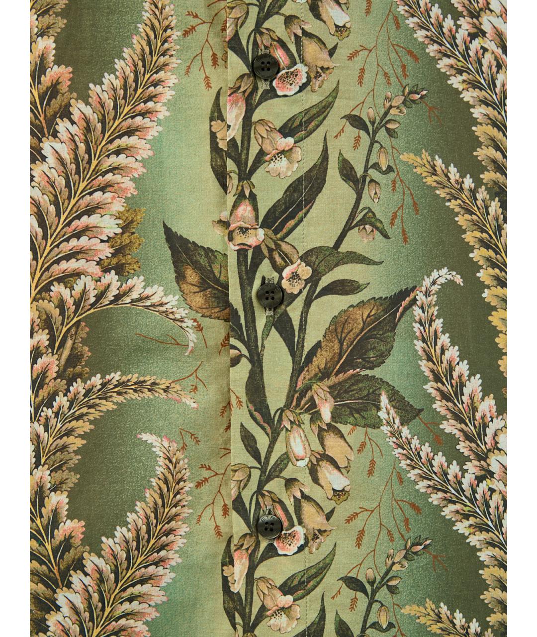 ETRO Зеленая хлопковая кэжуал рубашка, фото 5