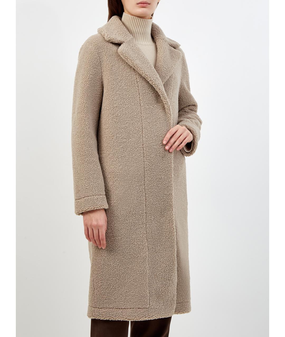 HETREGO Бежевое пальто, фото 3