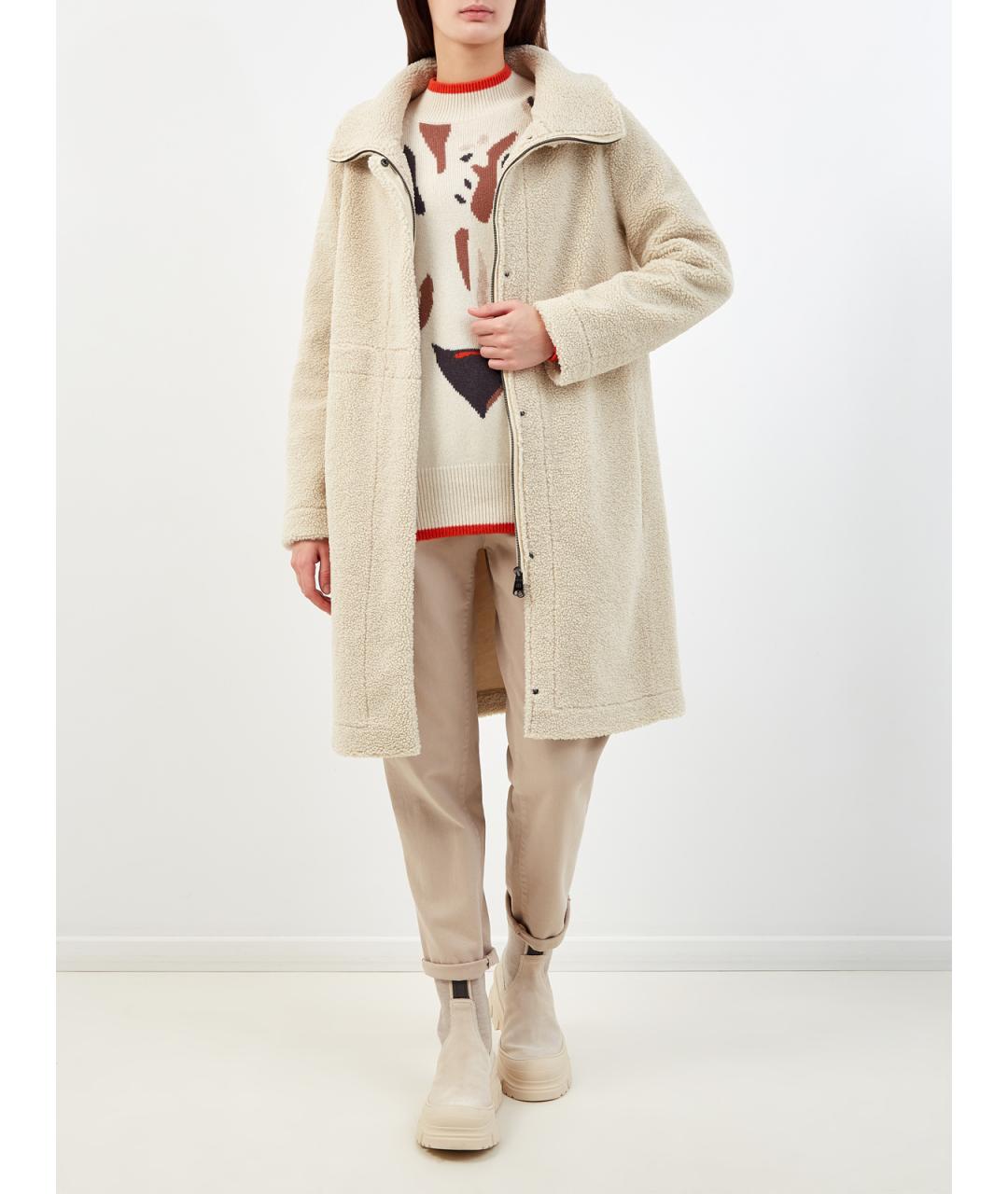 HETREGO Бежевое пальто, фото 2