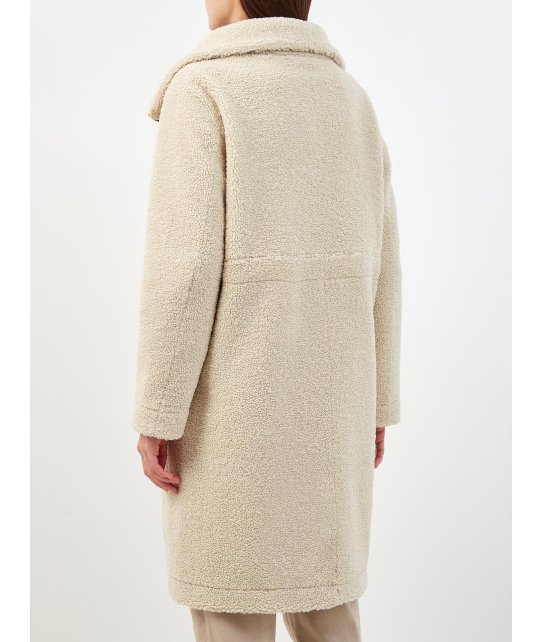 HETREGO Бежевое пальто, фото 4