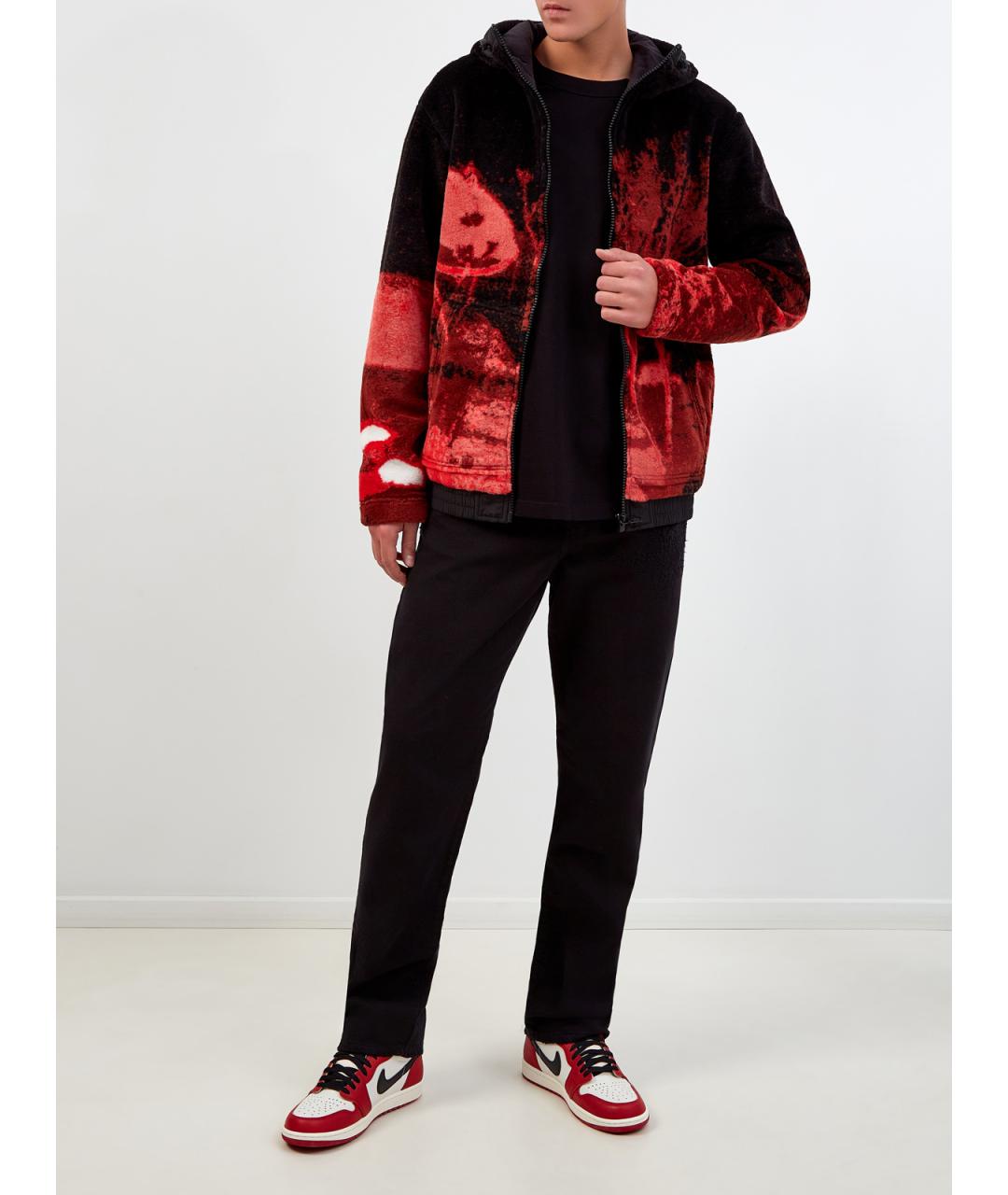 DIESEL Черные хлопковые прямые джинсы, фото 2