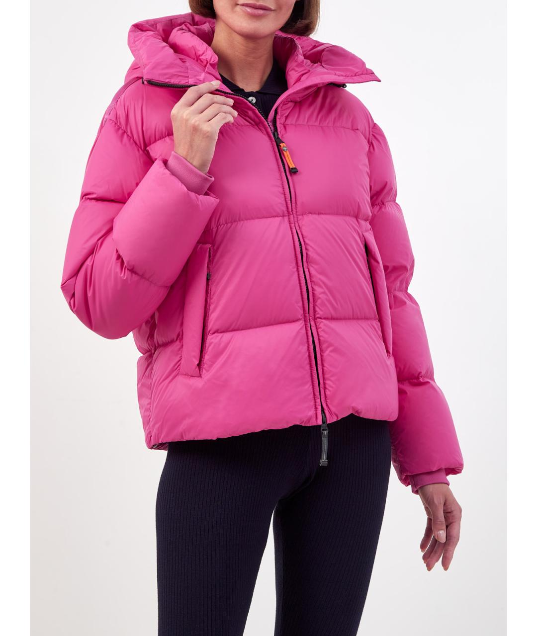 PARAJUMPERS Фуксия полиамидовый пуховик, фото 3