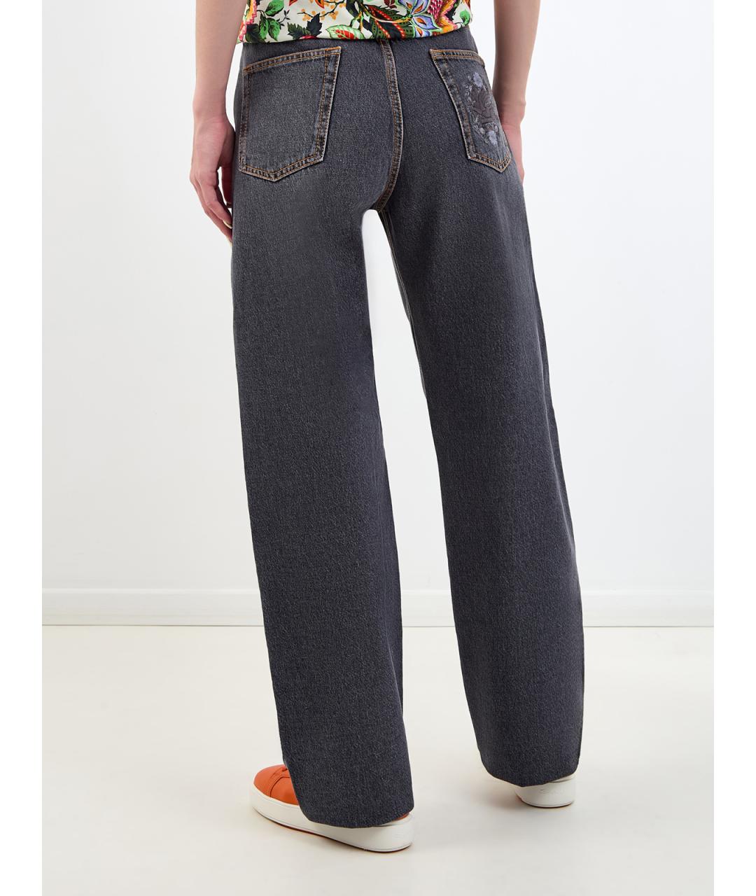 ETRO Хлопковые прямые джинсы, фото 4