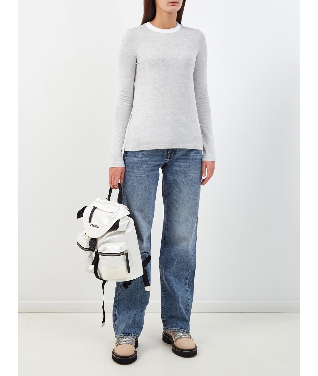 ELEVENTY Серый хлопковый джемпер / свитер, фото 2