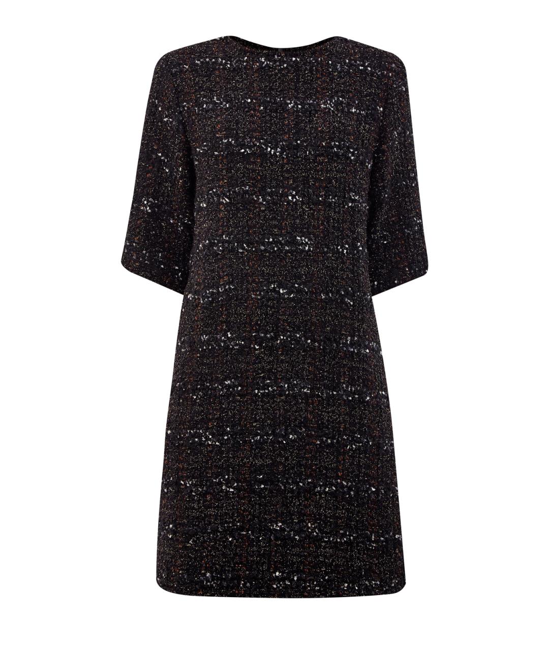 FABIANA FILIPPI Черное полиэстеровое повседневное платье, фото 1