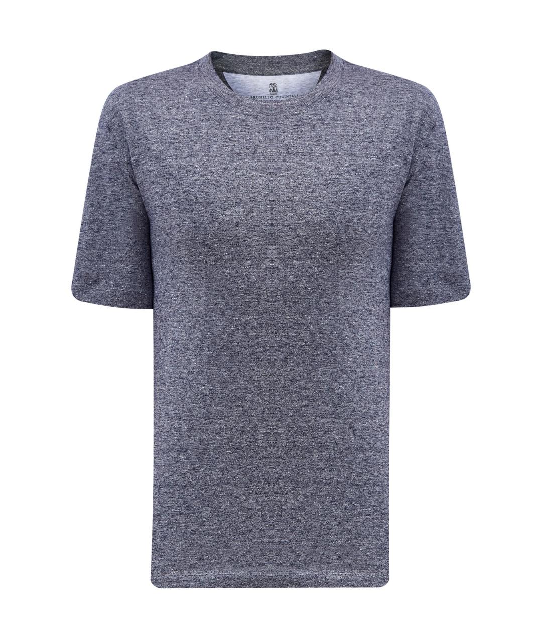 BRUNELLO CUCINELLI Серая футболка, фото 1