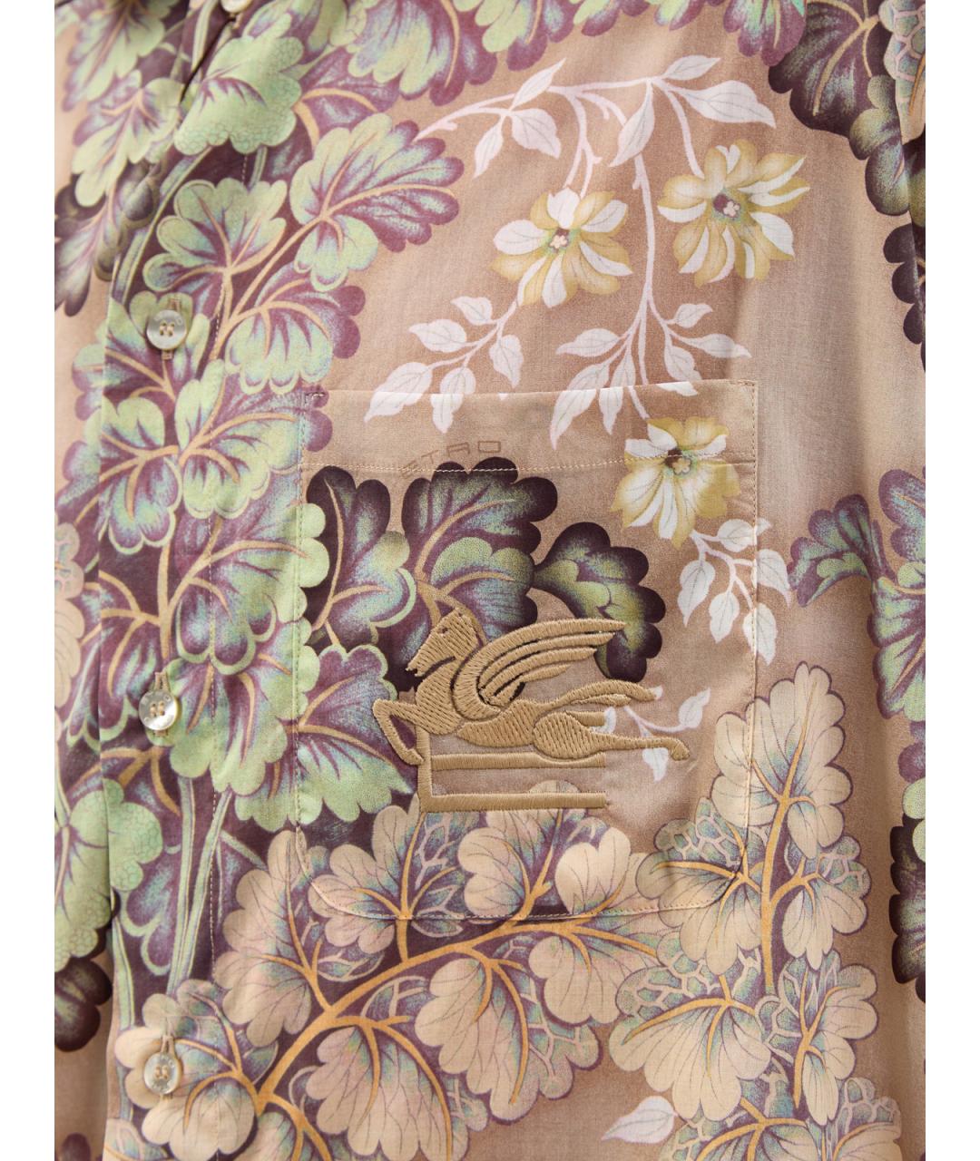 ETRO Мульти хлопковая кэжуал рубашка, фото 3