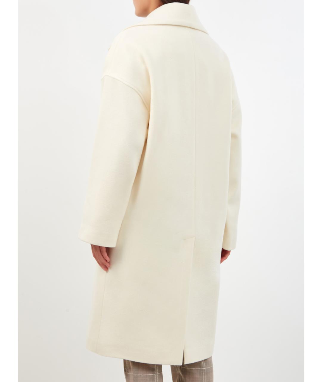 ELEVENTY Бежевое шерстяное пальто, фото 4