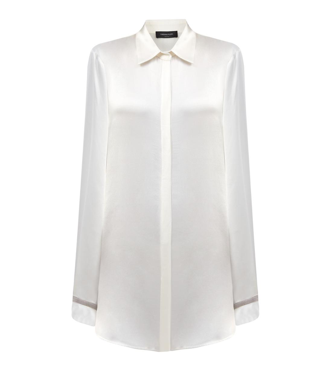FABIANA FILIPPI Белая вискозная рубашка, фото 1