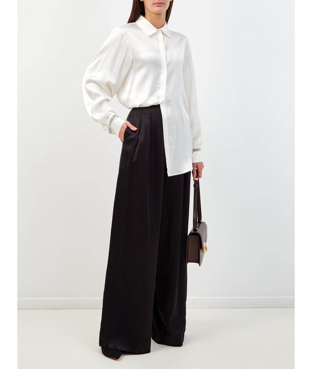 FABIANA FILIPPI Белая вискозная рубашка, фото 2