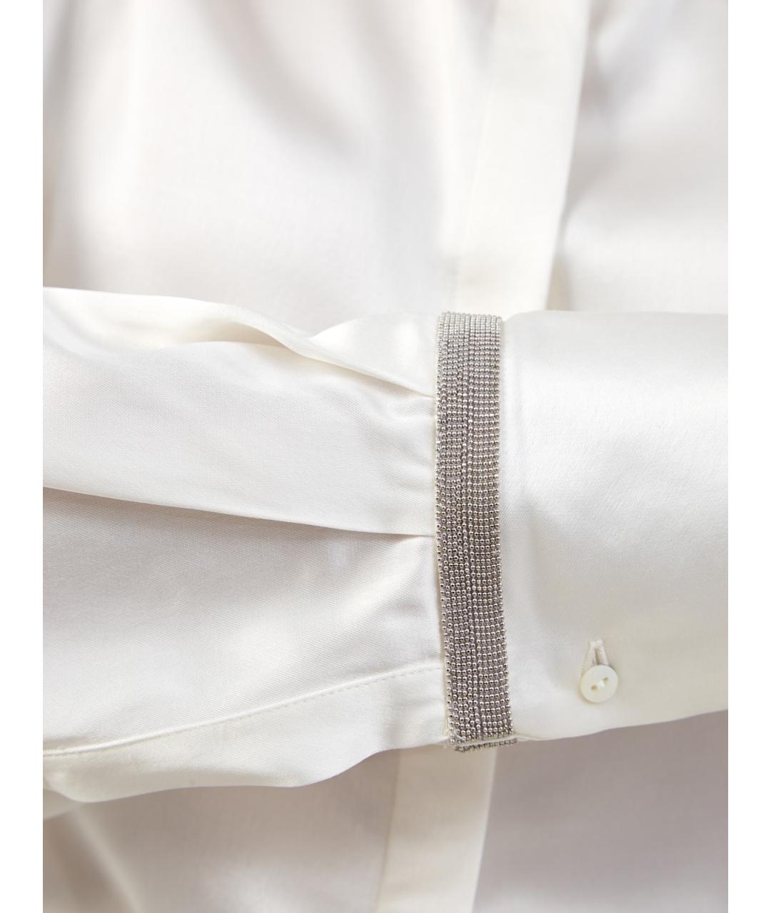 FABIANA FILIPPI Белая вискозная рубашка, фото 5