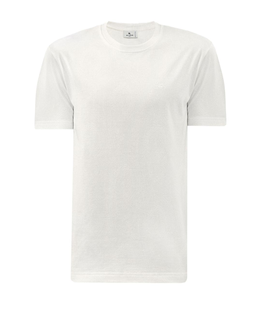 ETRO Белая хлопковая футболка, фото 1