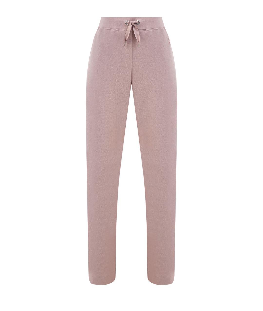 PARAJUMPERS Розовые вискозные прямые брюки, фото 1