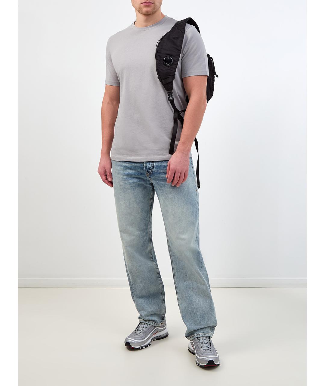 CP COMPANY Серая хлопковая футболка, фото 2