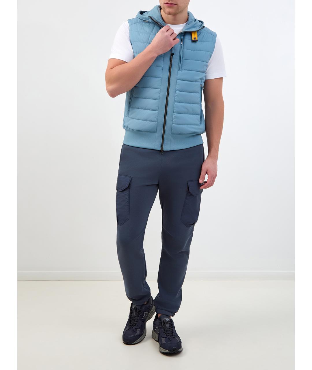 PARAJUMPERS Голубой полиэстеровый жилет, фото 2