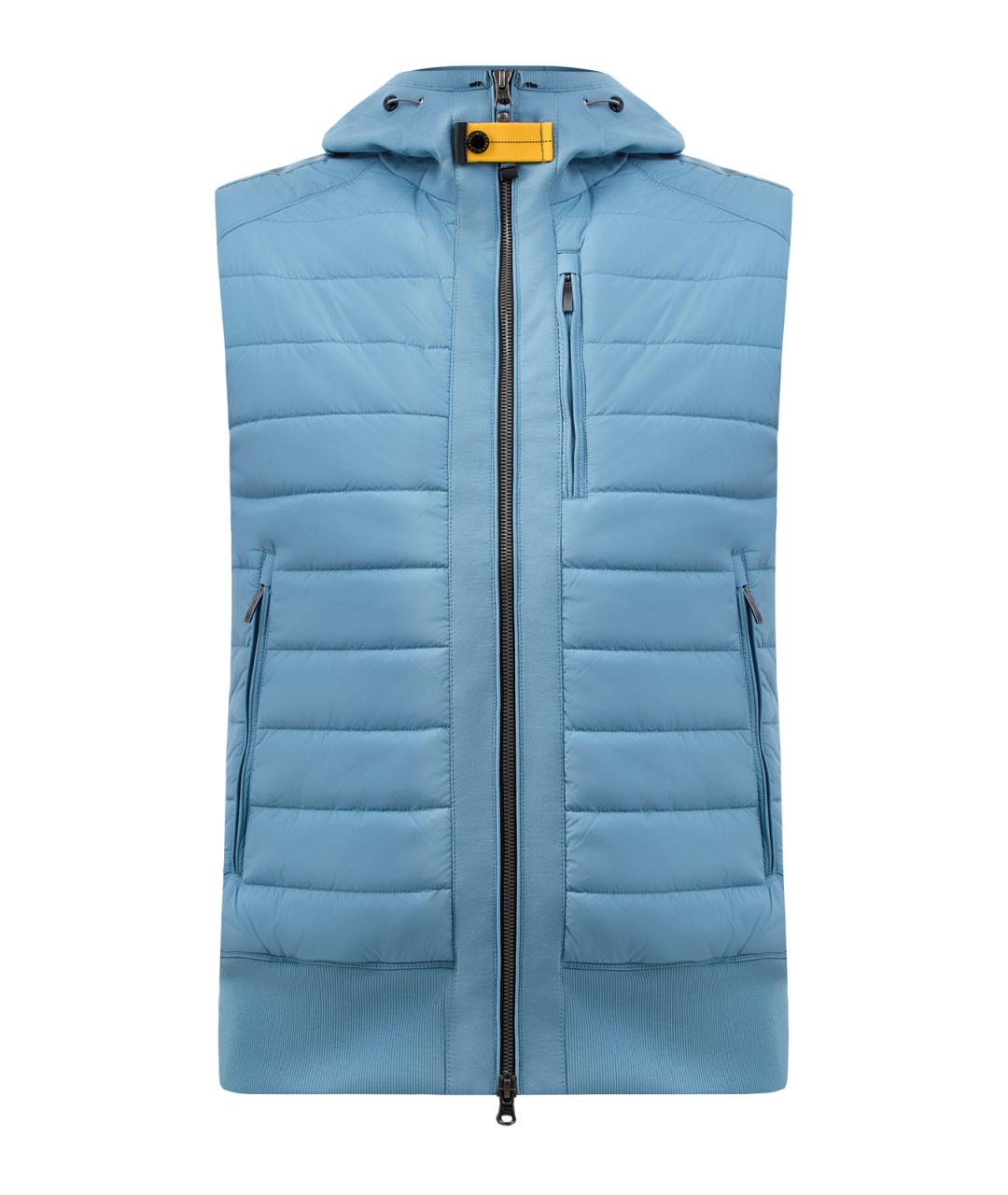 PARAJUMPERS Голубой полиэстеровый жилет, фото 1