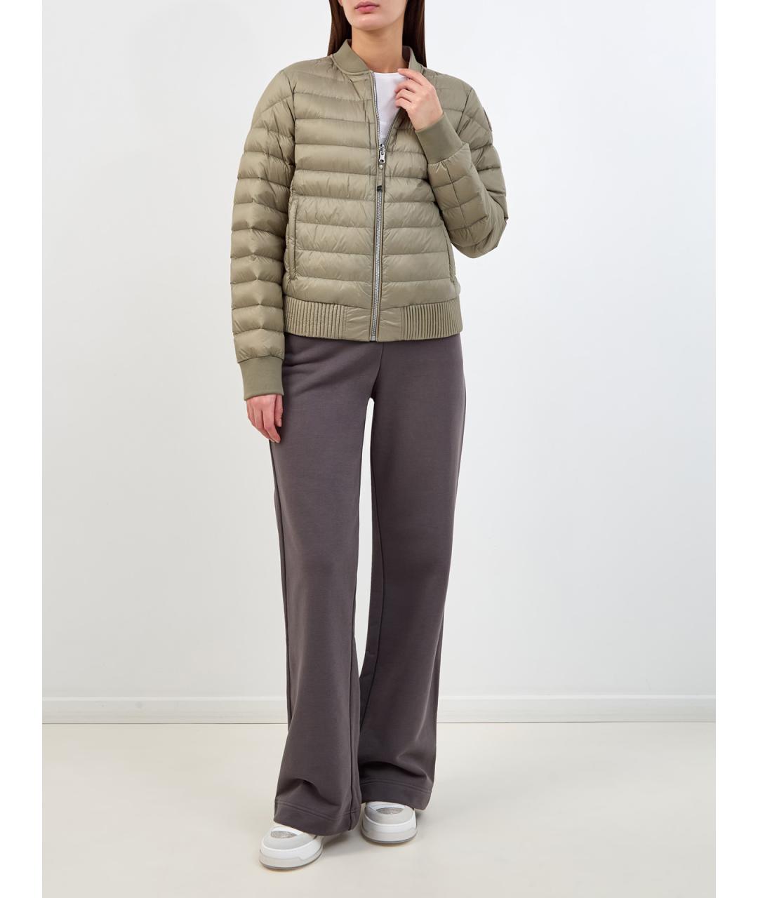 PARAJUMPERS Зеленый полиамидовый пуховик, фото 2