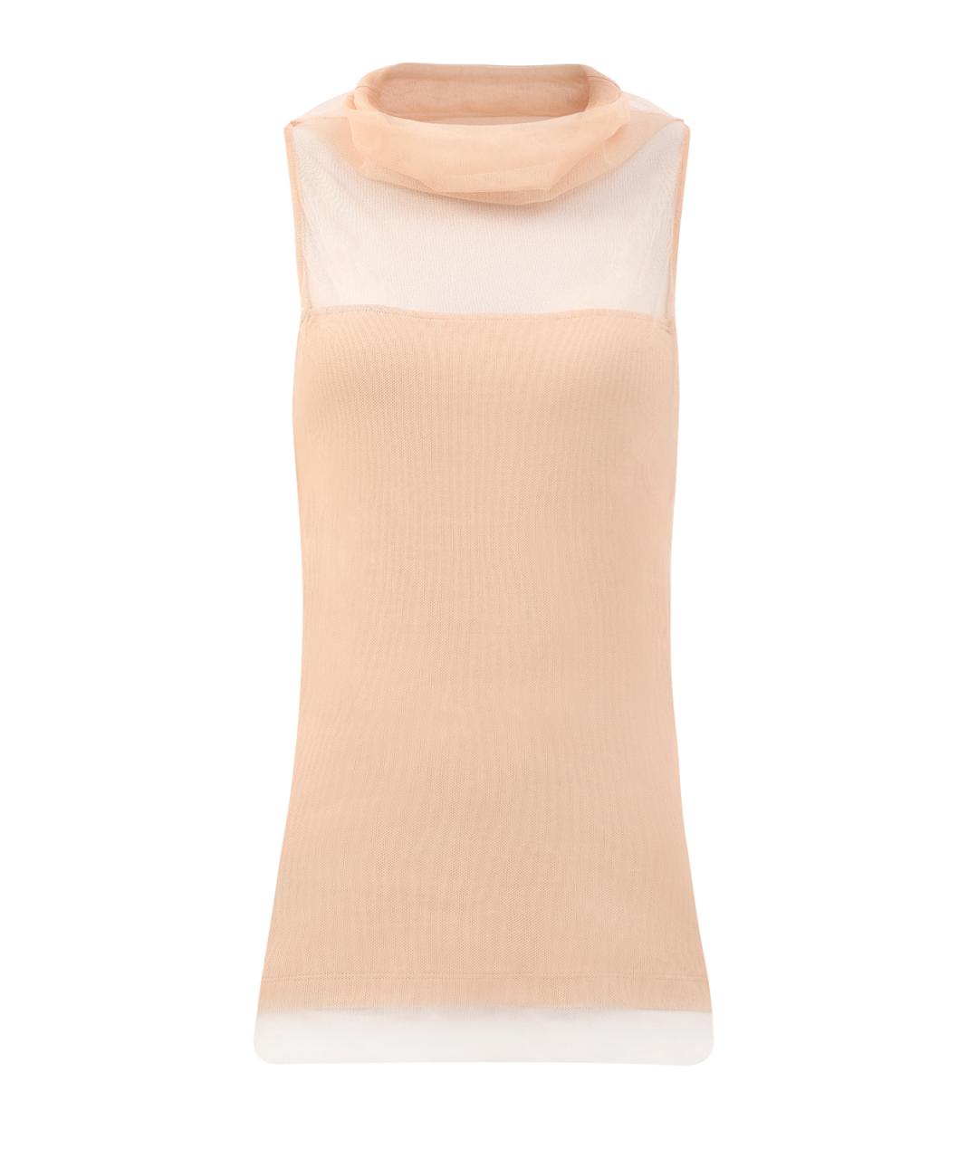 FABIANA FILIPPI Бежевая хлопковая блузы, фото 1