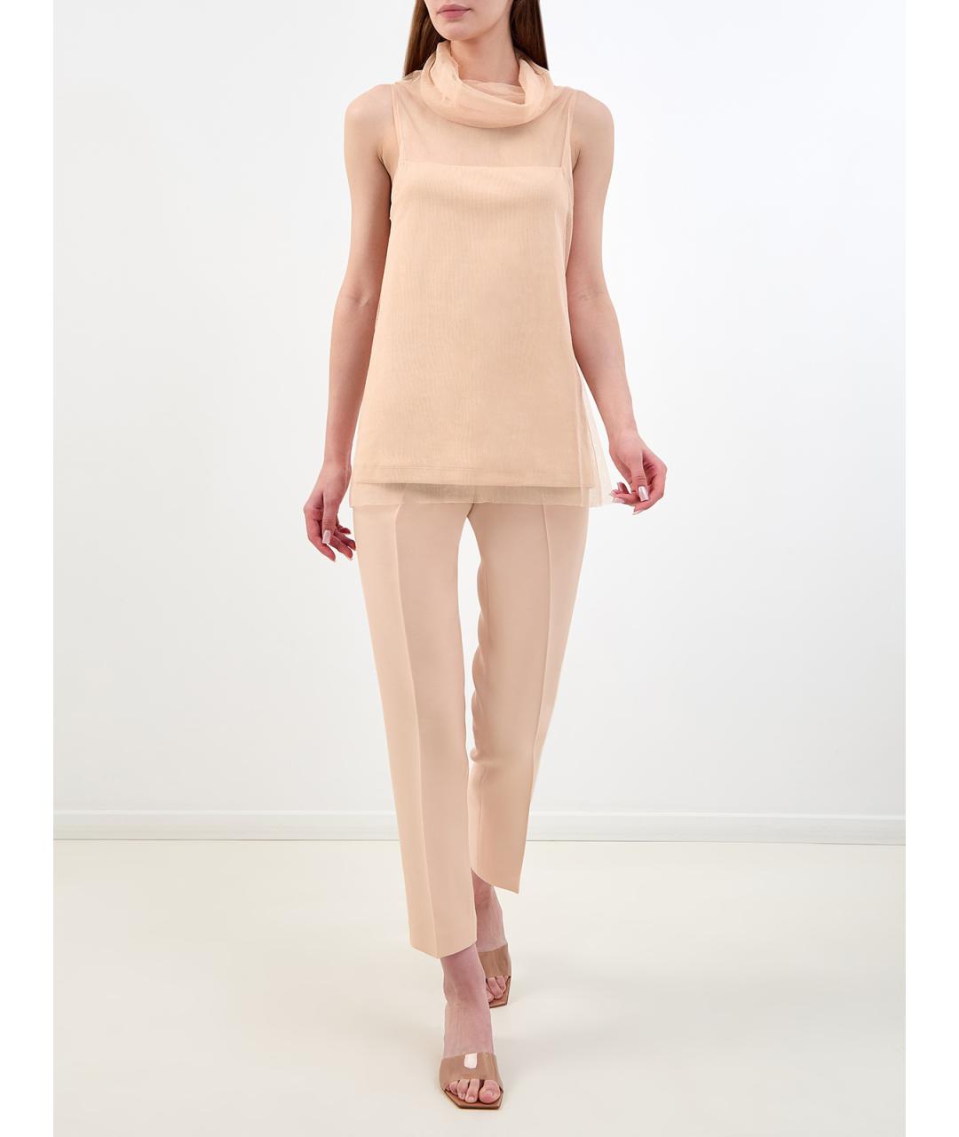 FABIANA FILIPPI Бежевая хлопковая блузы, фото 2