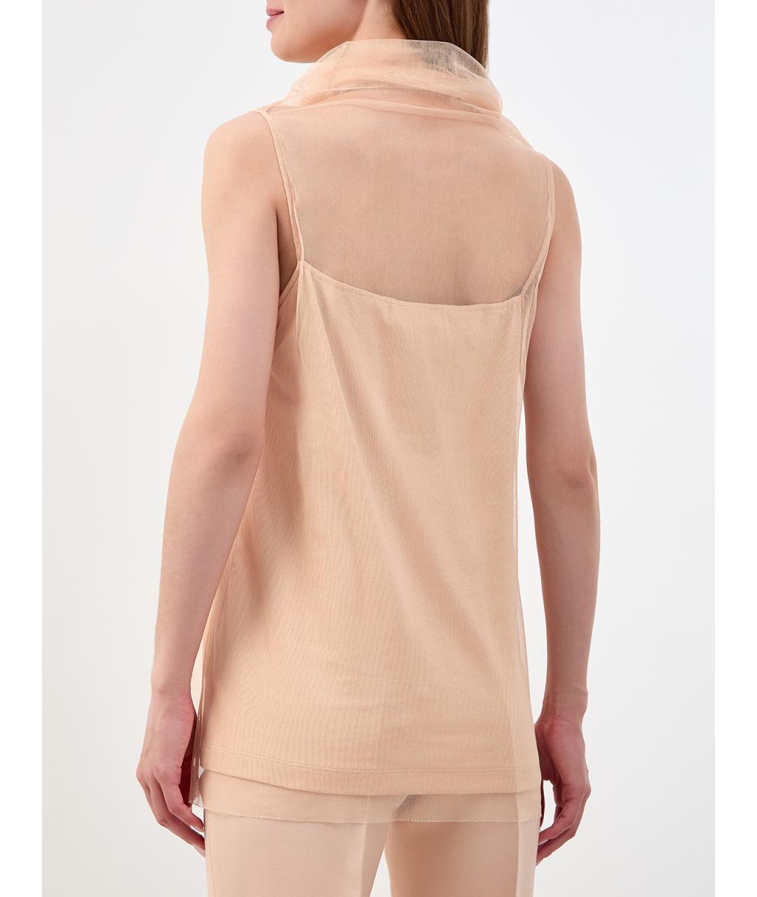 FABIANA FILIPPI Бежевая хлопковая блузы, фото 4