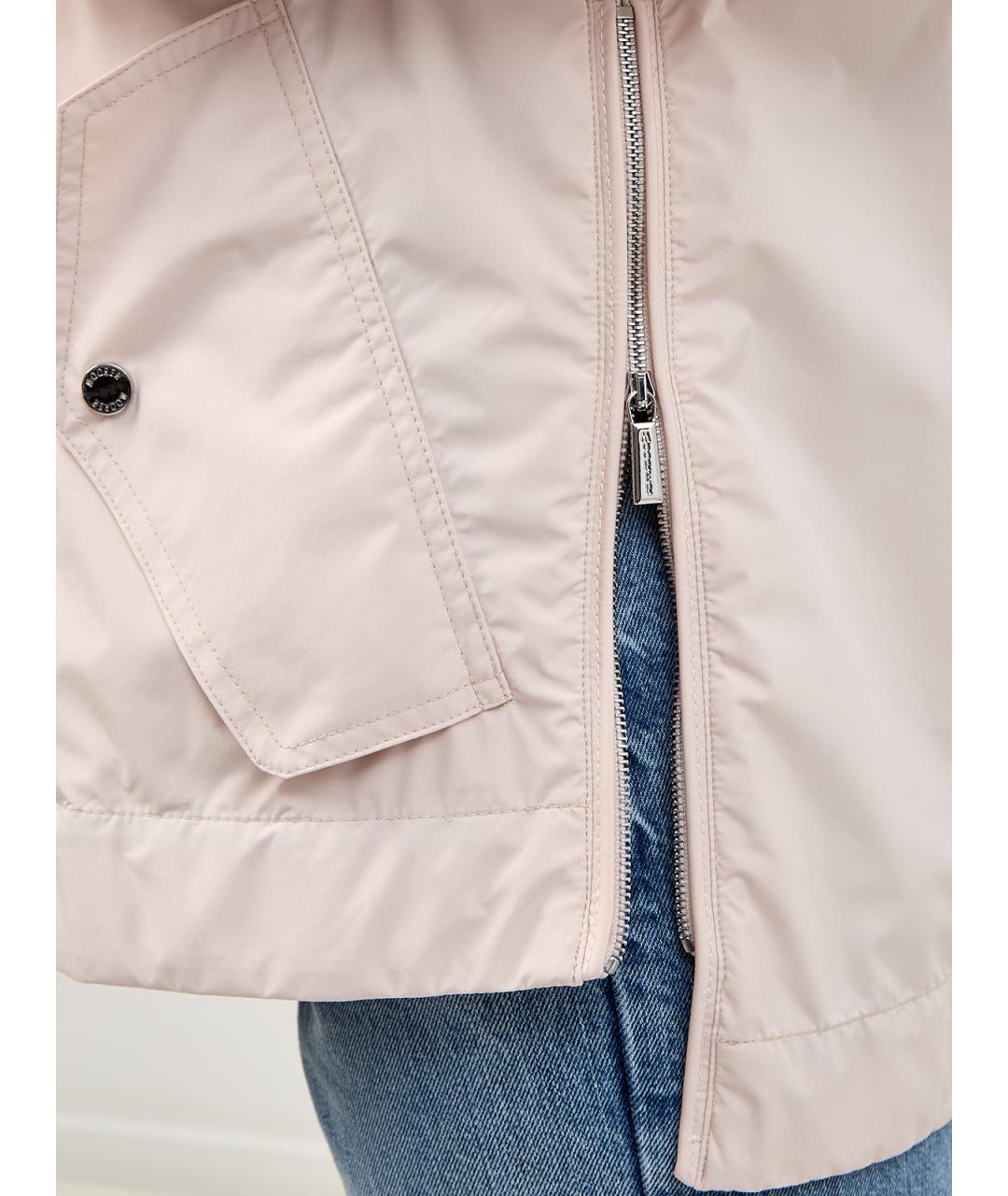 MOORER Бежевая полиэстеровая куртка, фото 5