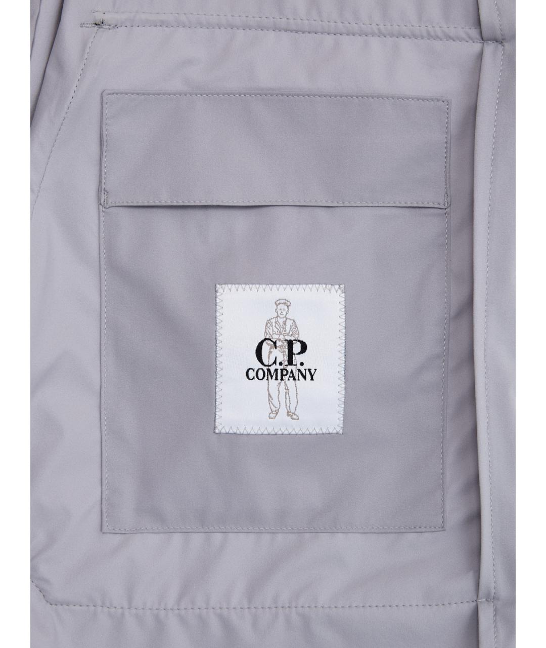CP COMPANY Серая полиэстеровая куртка, фото 6