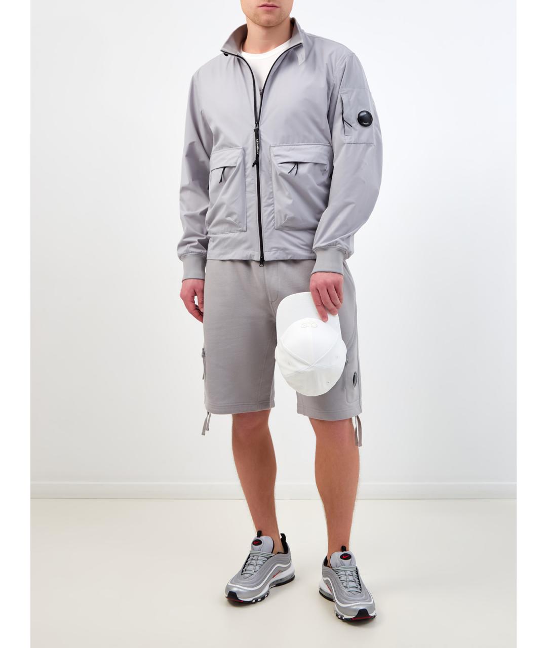 CP COMPANY Серая полиэстеровая куртка, фото 2