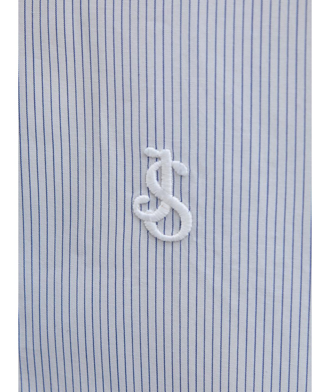 JIL SANDER Голубая хлопковая рубашка, фото 5