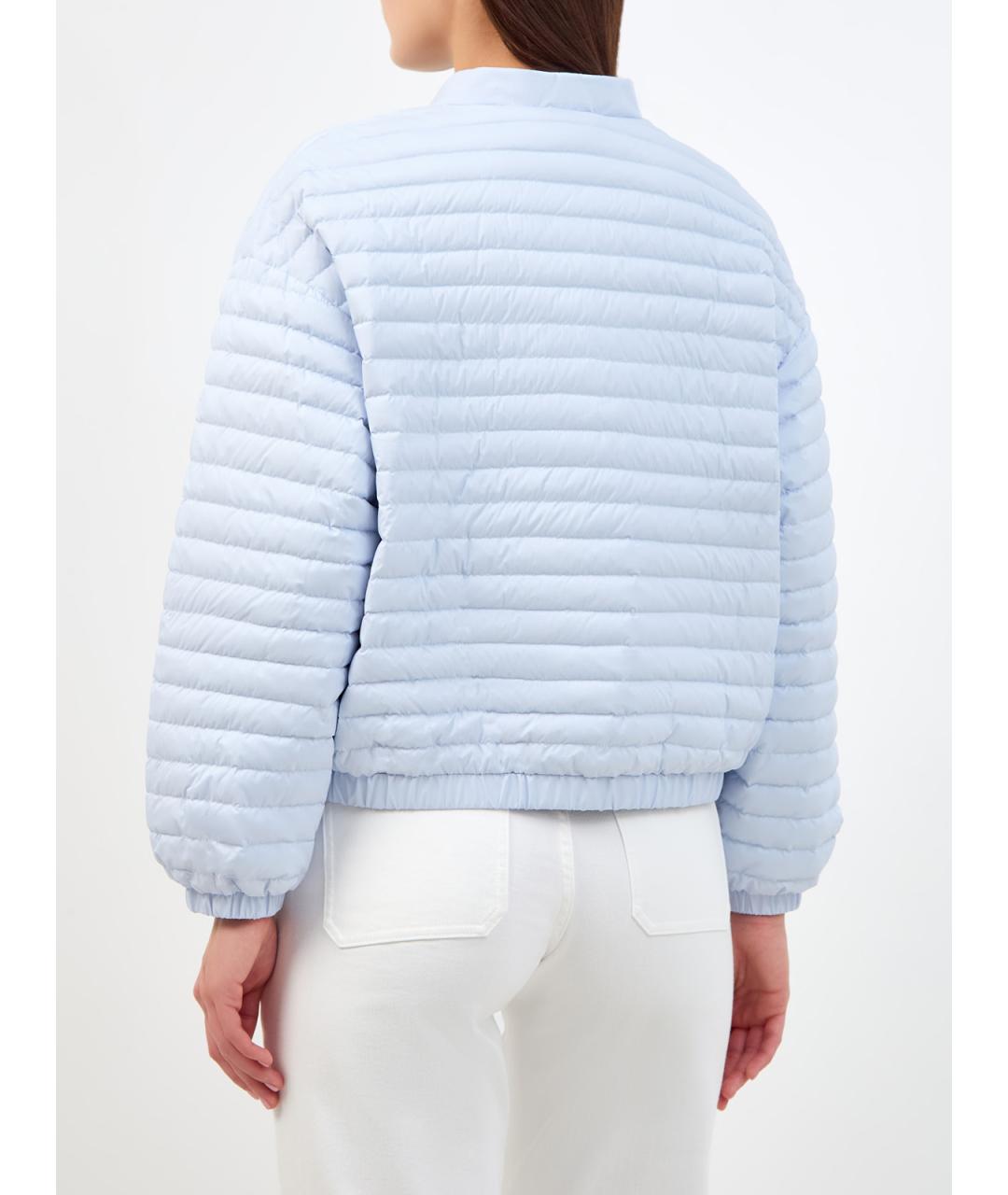 MOORER Голубая полиамидовая куртка, фото 4