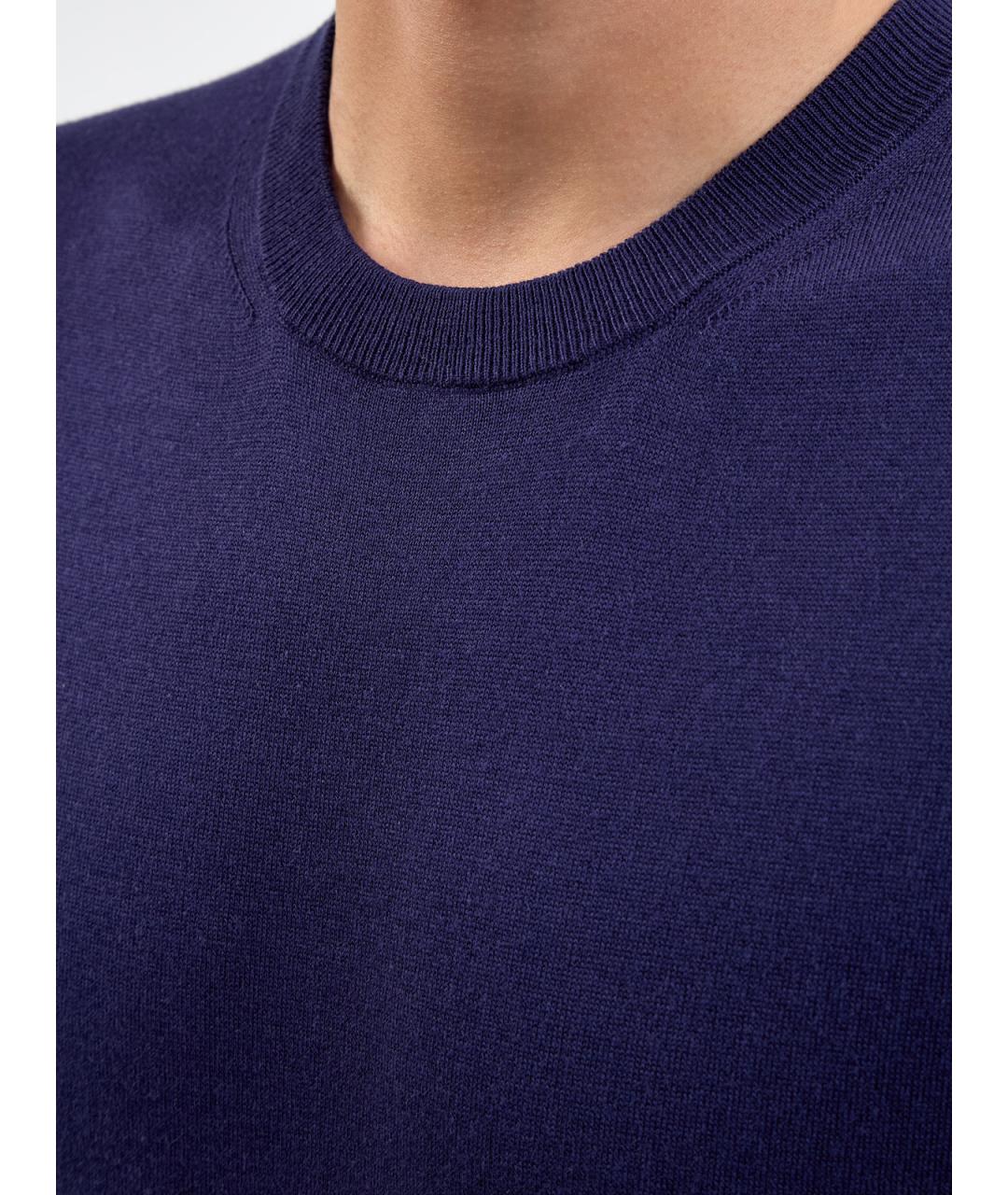 CANALI Синий хлопковый джемпер / свитер, фото 5