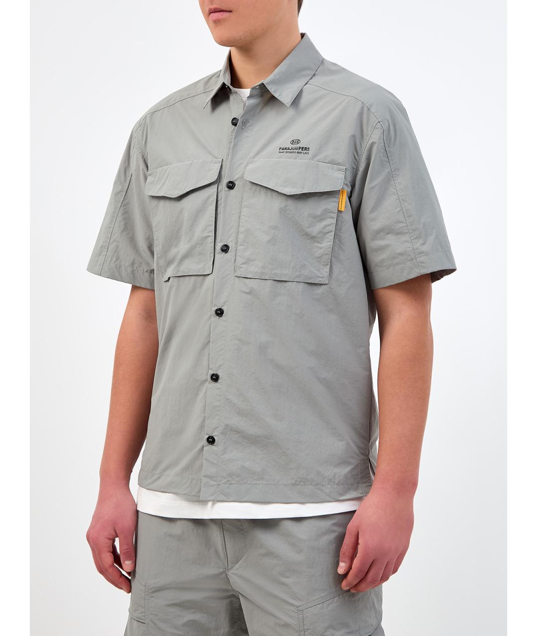PARAJUMPERS Серая кэжуал рубашка, фото 3