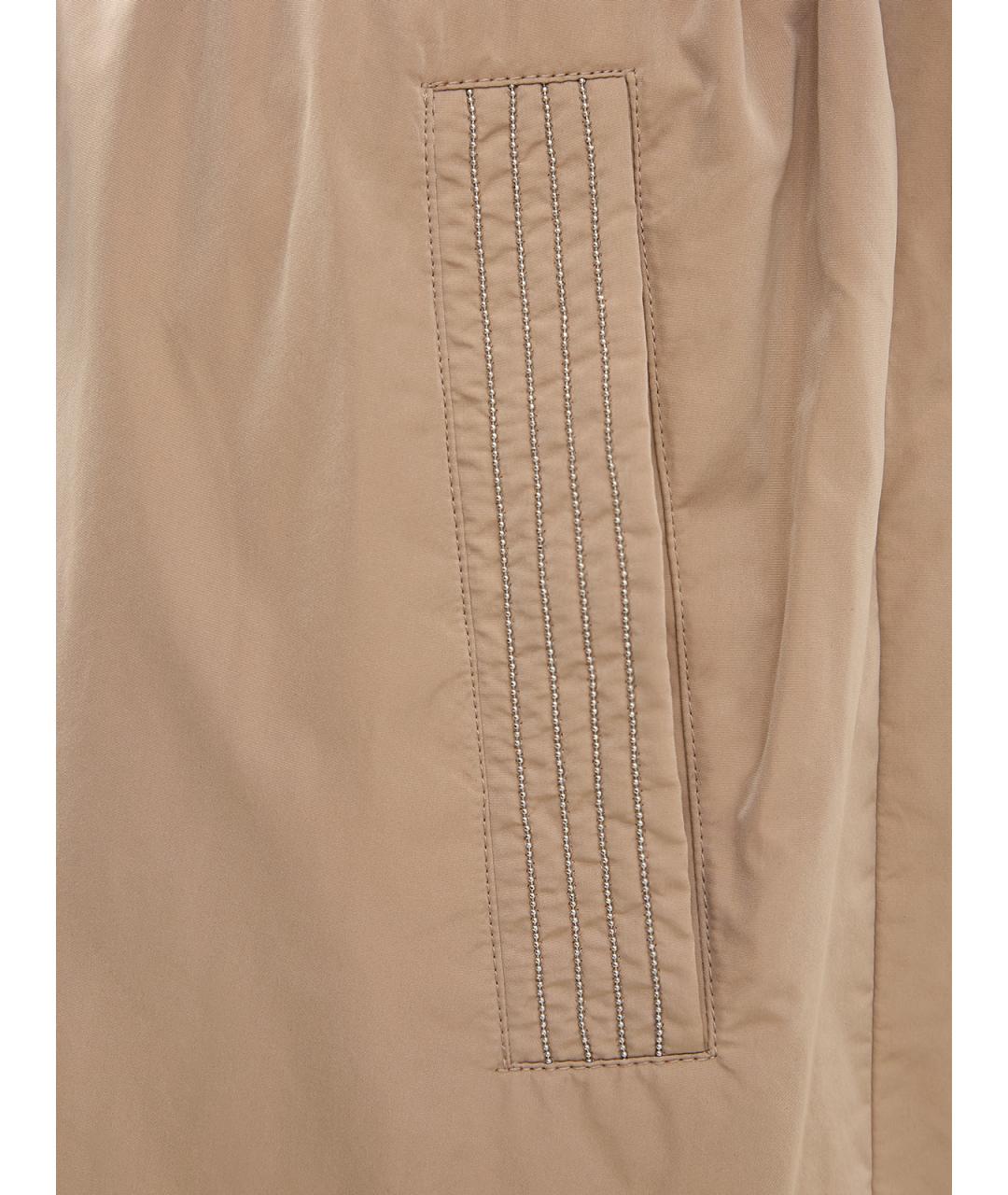 PESERICO Бежевая полиэстеровая парка, фото 5