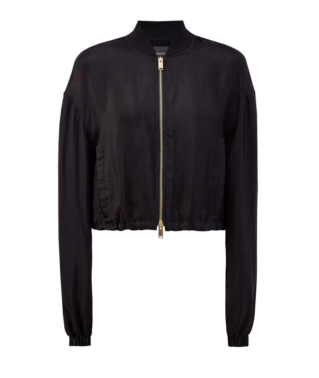 FABIANA FILIPPI Черная вискозная куртка, фото 1