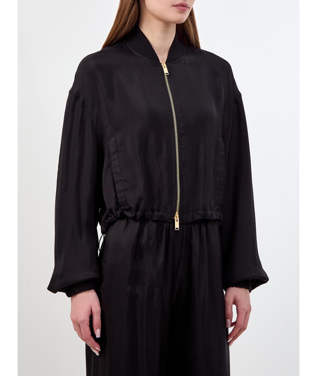 FABIANA FILIPPI Черная вискозная куртка, фото 3