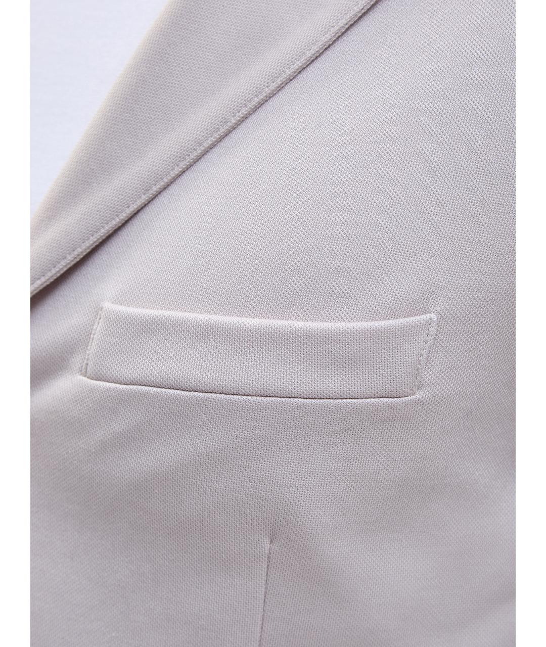 ELEVENTY Бежевый хлопковый пиджак, фото 5