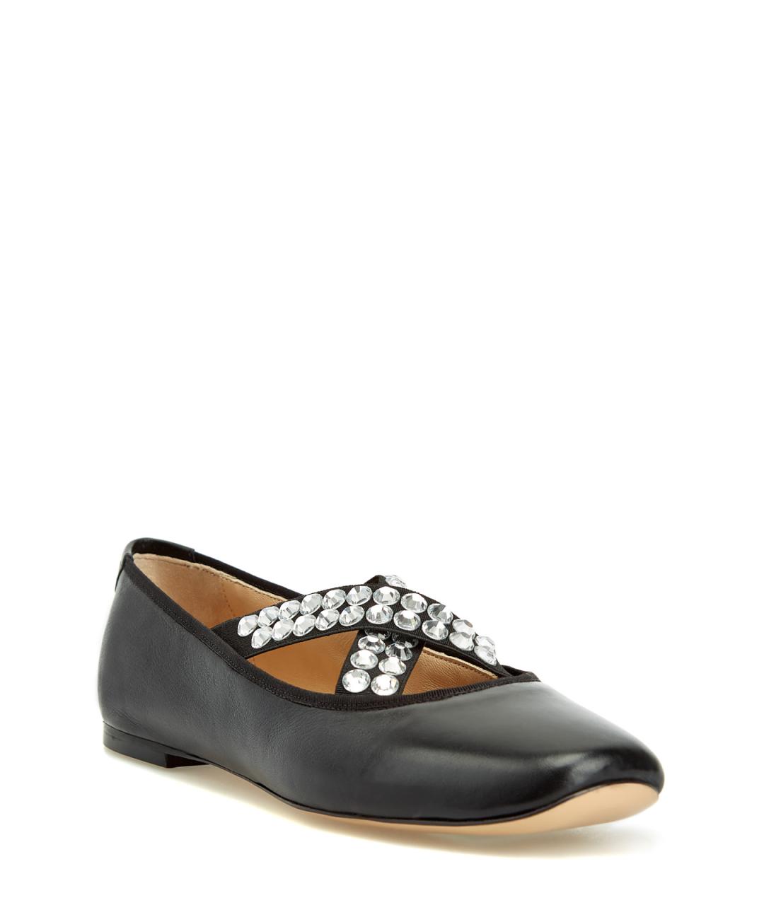 CASADEI Черные кожаные балетки, фото 3