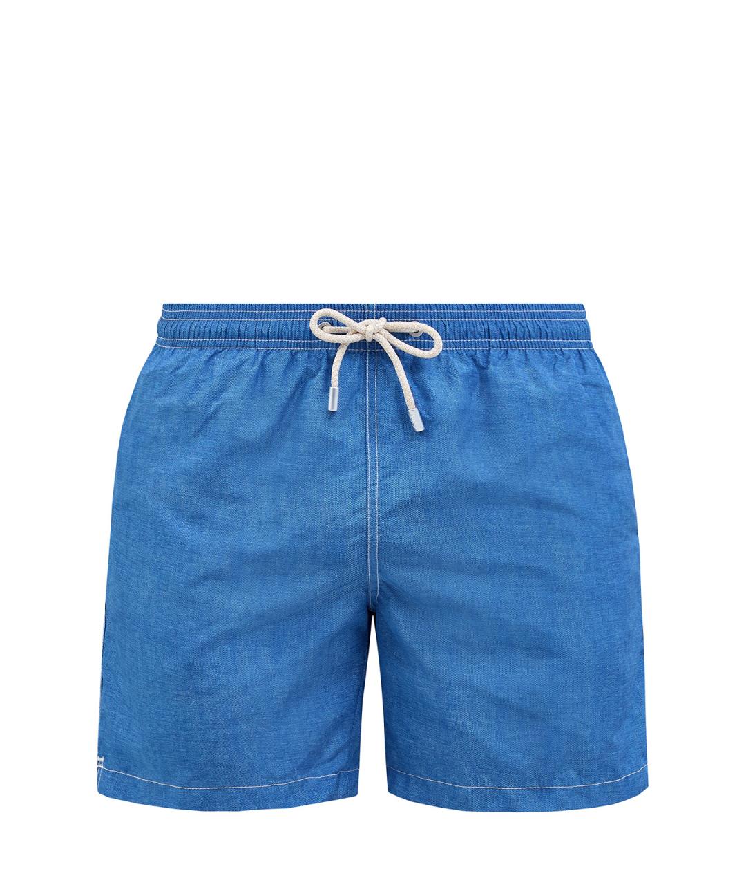 MC2 SAINT BARTH Синие полиэстеровые плавки, фото 1