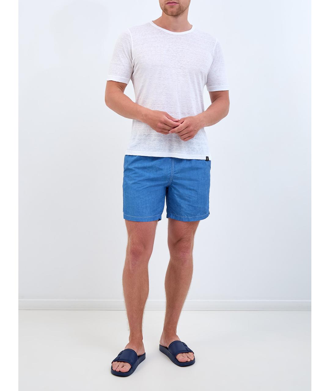 MC2 SAINT BARTH Синие полиэстеровые плавки, фото 2