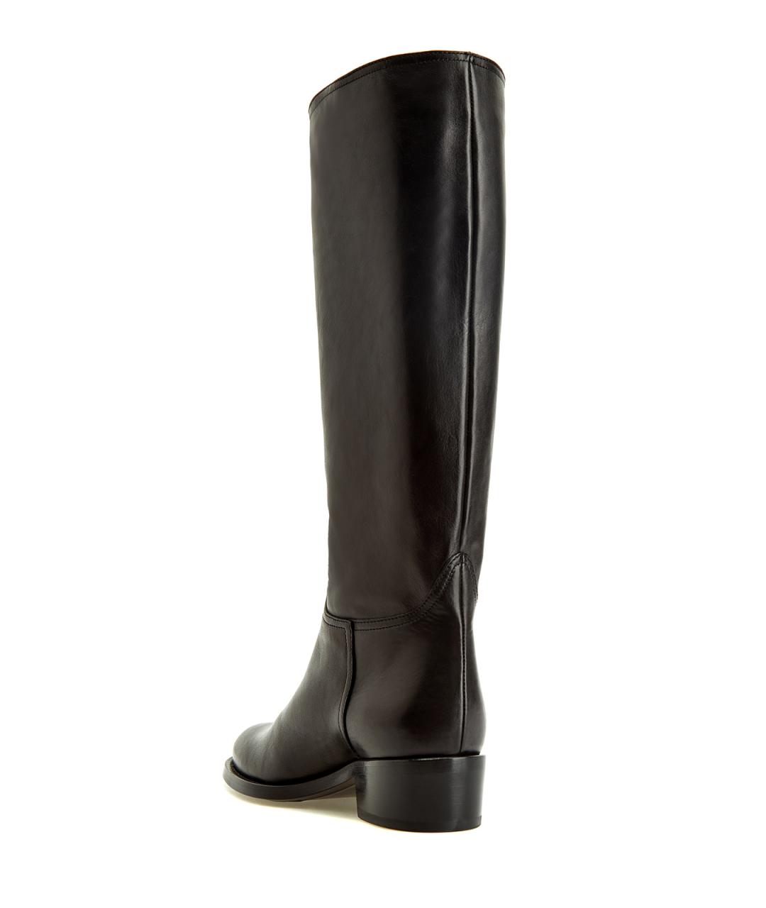 AGL Черные кожаные сапоги, фото 4