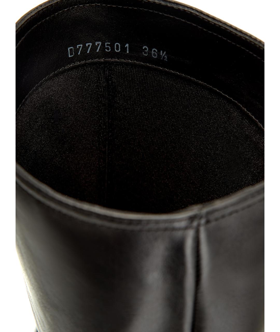 AGL Черные кожаные сапоги, фото 6