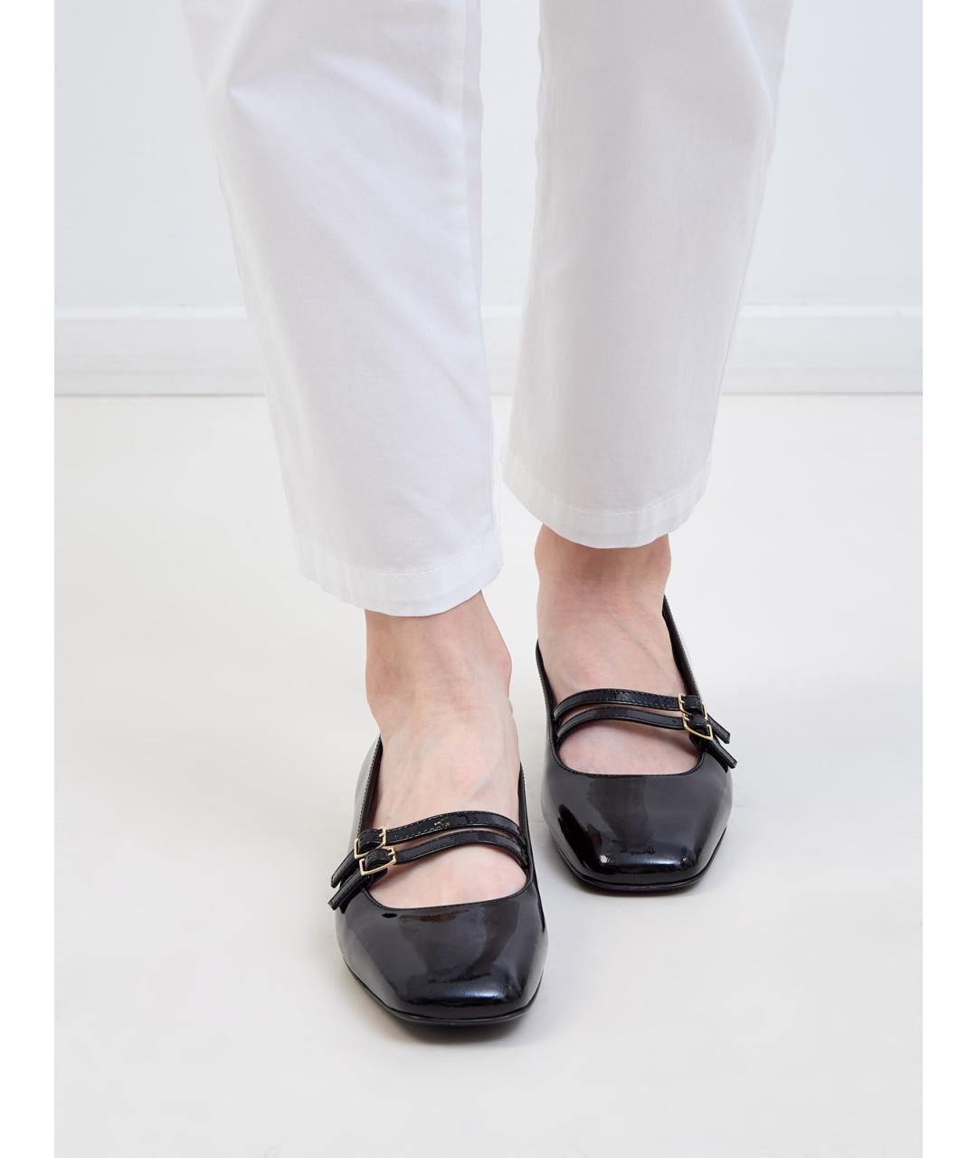 AGL Черные туфли из лакированной кожи, фото 2