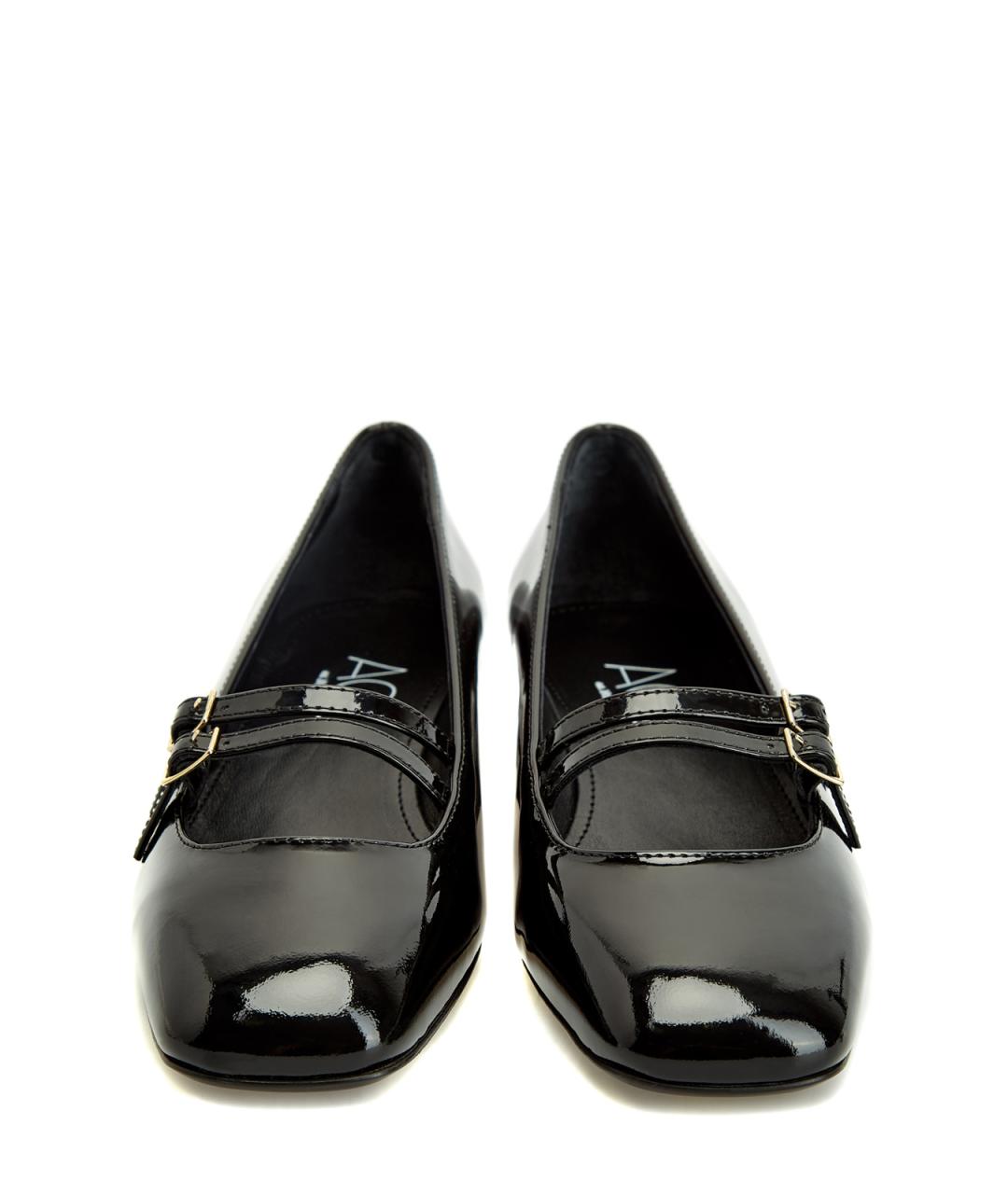AGL Черные туфли из лакированной кожи, фото 6